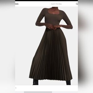 THEORY GREEN DRESS poly Combo Small PETITE